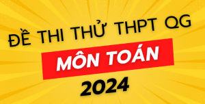 Đề minh họa tốt nghiệp THPT môn Toán 2024