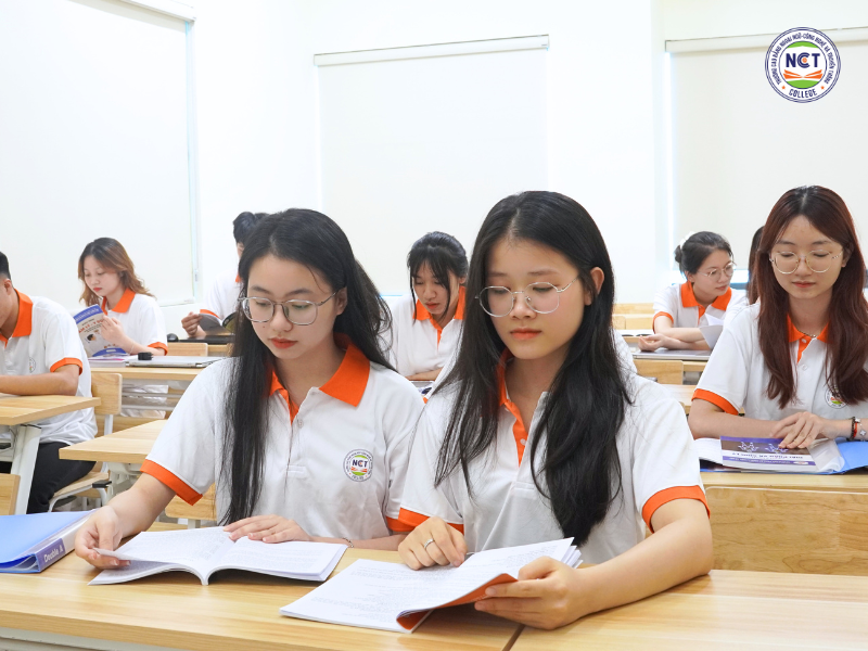 Sinh viên tại NCT được trang bị đầy đủ kỹ năng thực té
