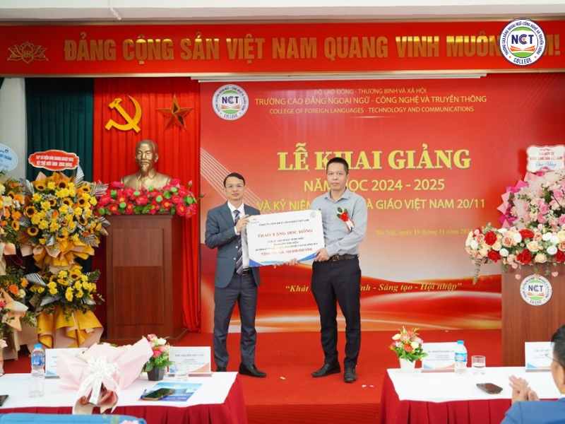 Công ty THHH Tân Hải Anh trao tặng học bổng trị giá 100% cho sinh viên ngành Kỹ thuật máy lạnh và điều hòa không khí tại NCT College 