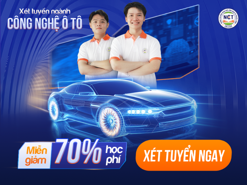 Tuyển sinh ngành Công nghệ ô tô - Ngành học đón đầu xu hướng cho gen Z